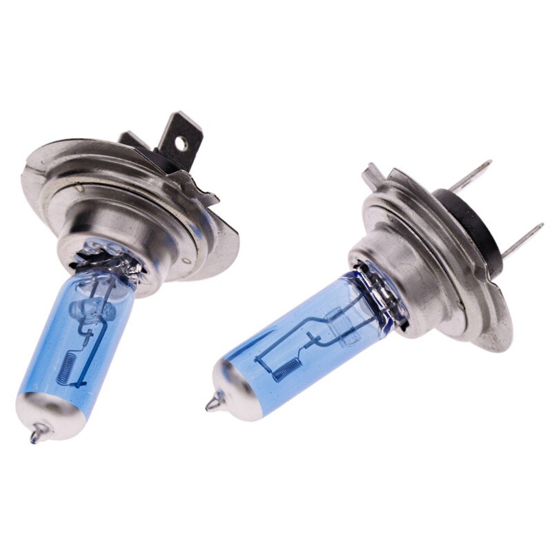 Ampoules H7 pour phare de voiture au xénon, blanc, haute luminosité, Ultra longue durée de vie, gaz, faible consommation, Canbus, H7, 6000K, 100W COB, 2 pièces