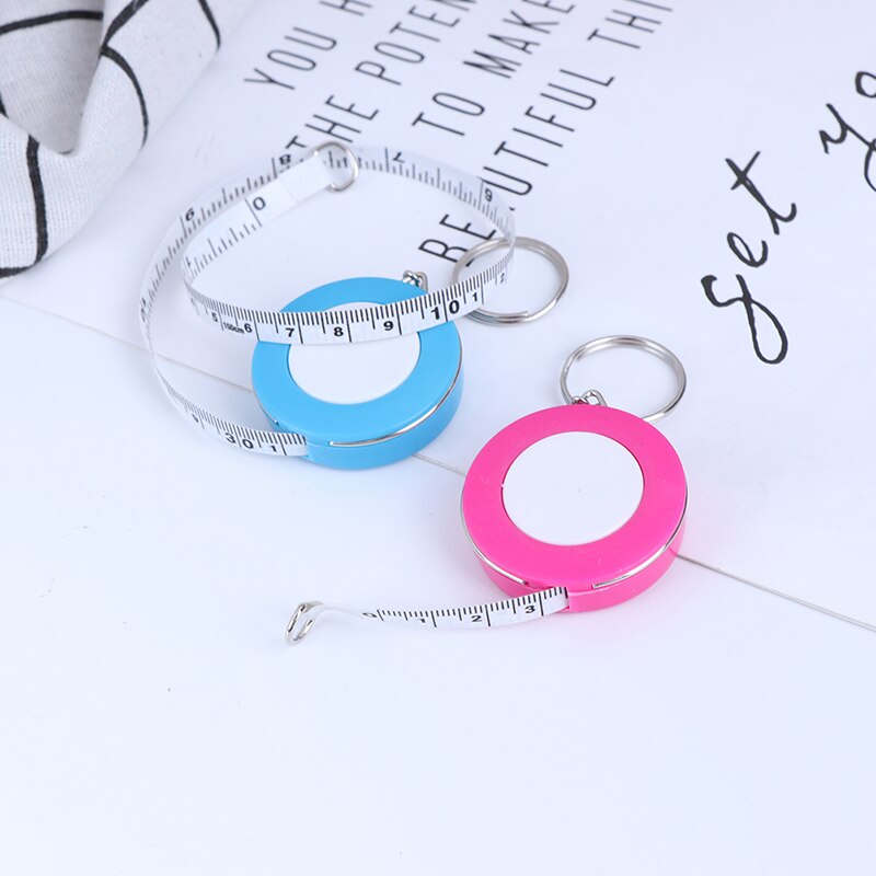 1 Piece Portable Tape Measure Retractable Ruler Children Height Ruler Centimeter Inch Roll Tape Girls 150cm/60"