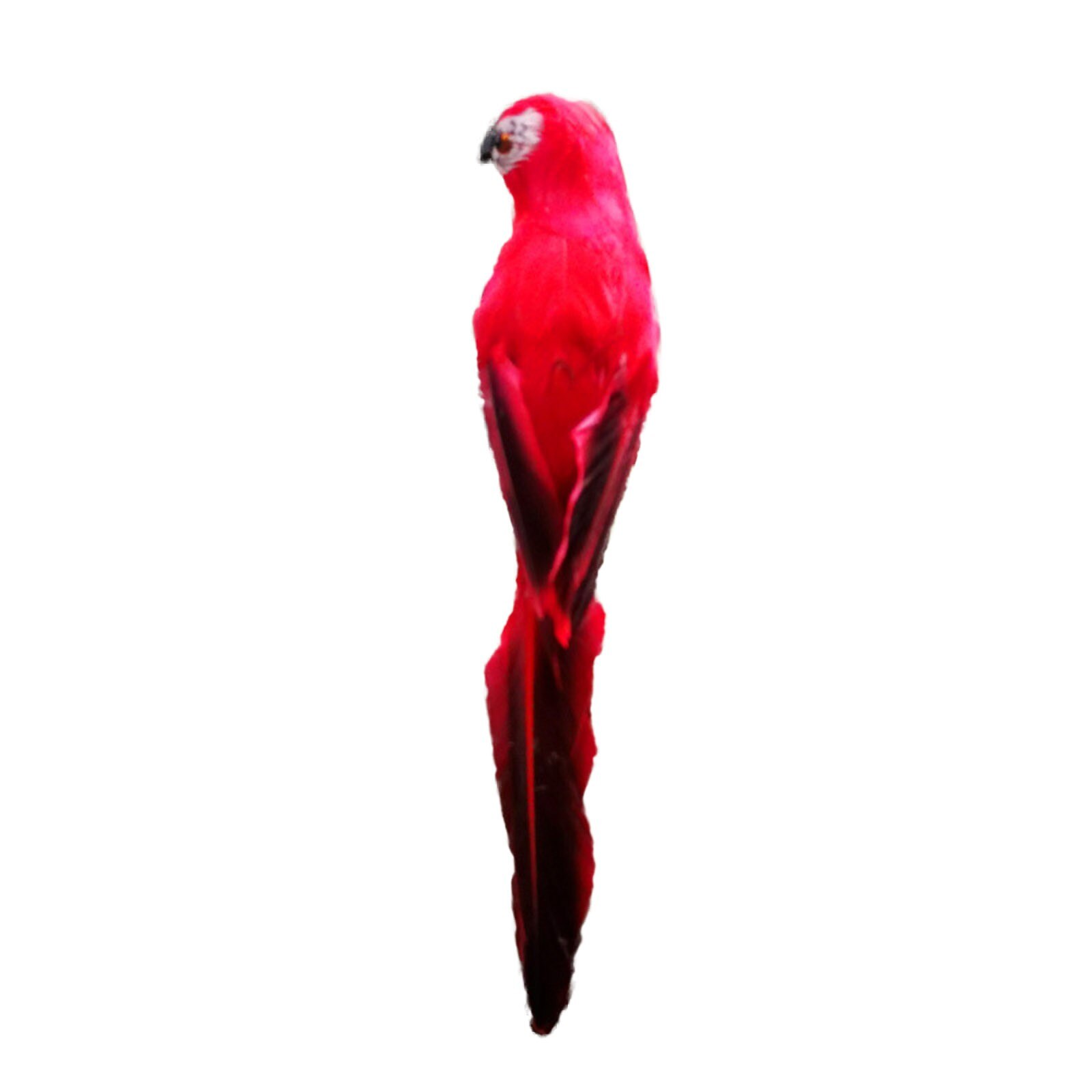 3 Kleur Kunstmatige Vogel Hars Grote Papegaai Vogel Standbeeld Yard Gazon Boom Ornament Opknoping Sculptuur Decoratie Thuis Tuin Craft # w5: Red