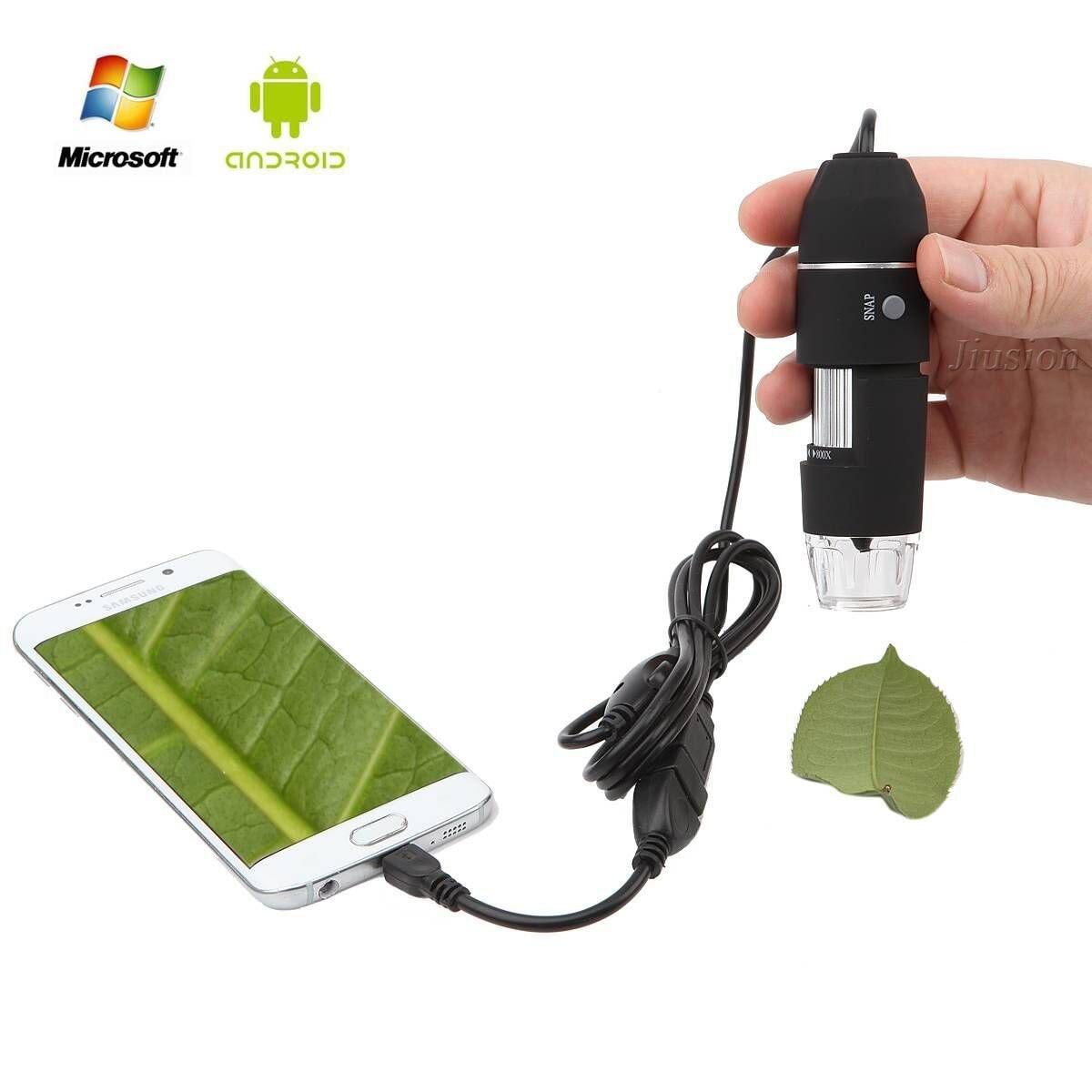 Caméra Microscope numérique Portable USB 500x 800x 1000x Endoscope support OTG pour Samsung Android Mobile windows Mac