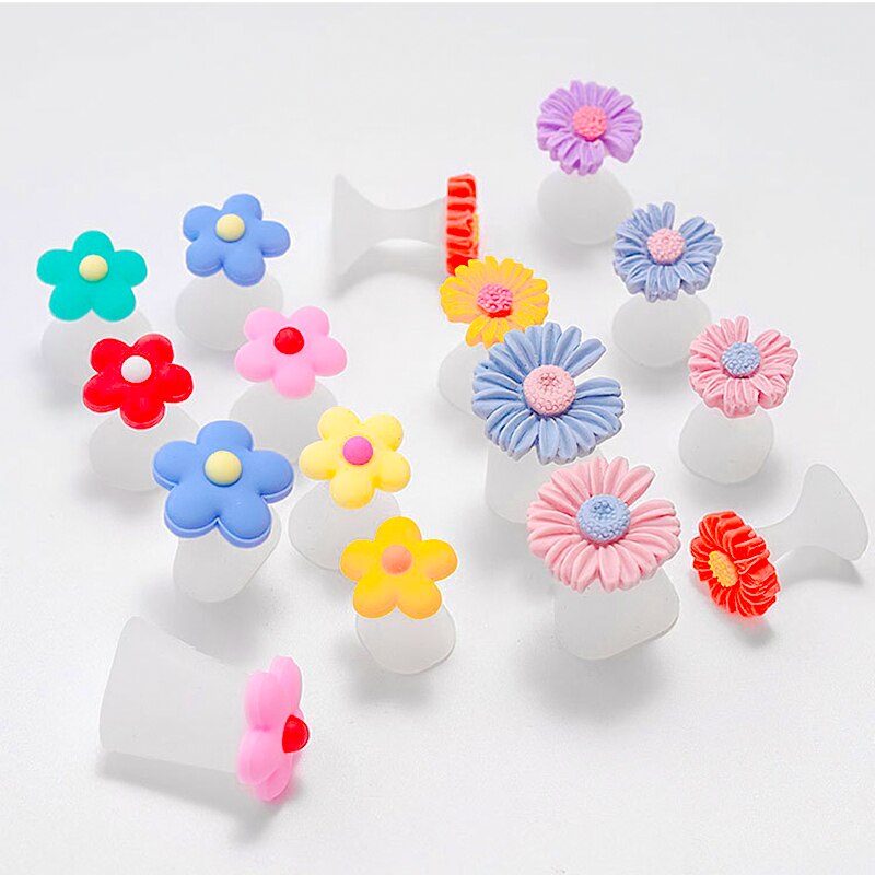 8 Stuks Accessoires Nail Art Siliconen Teen Separator Siliconen Voet Tenen Afscheiders Silicagel Celebrity Wind Teen Separator