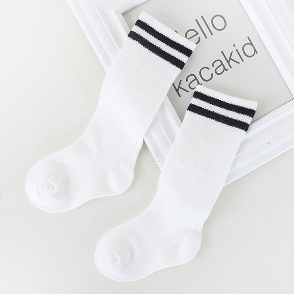 Baby Kids Toddler Socks Kids Toddlers Girls Striped Knee High Long Soft Baby Socks Kids Детские носки Calcetines para niños