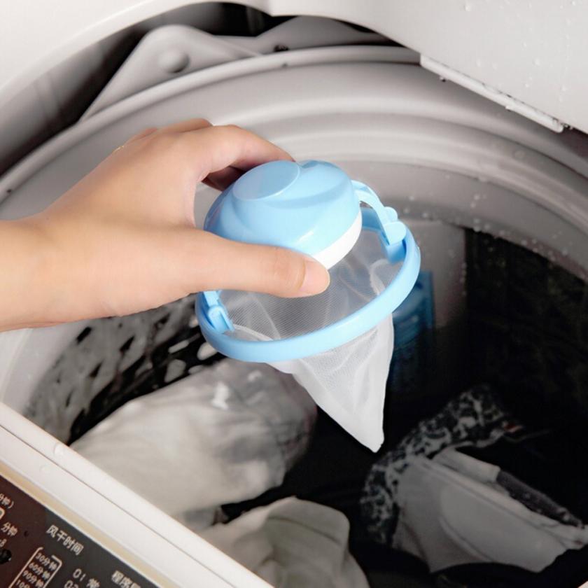 washing filter bag Machine Lint Filter Bag Laundry Mesh Hair Catcher Floating Ball Pouch