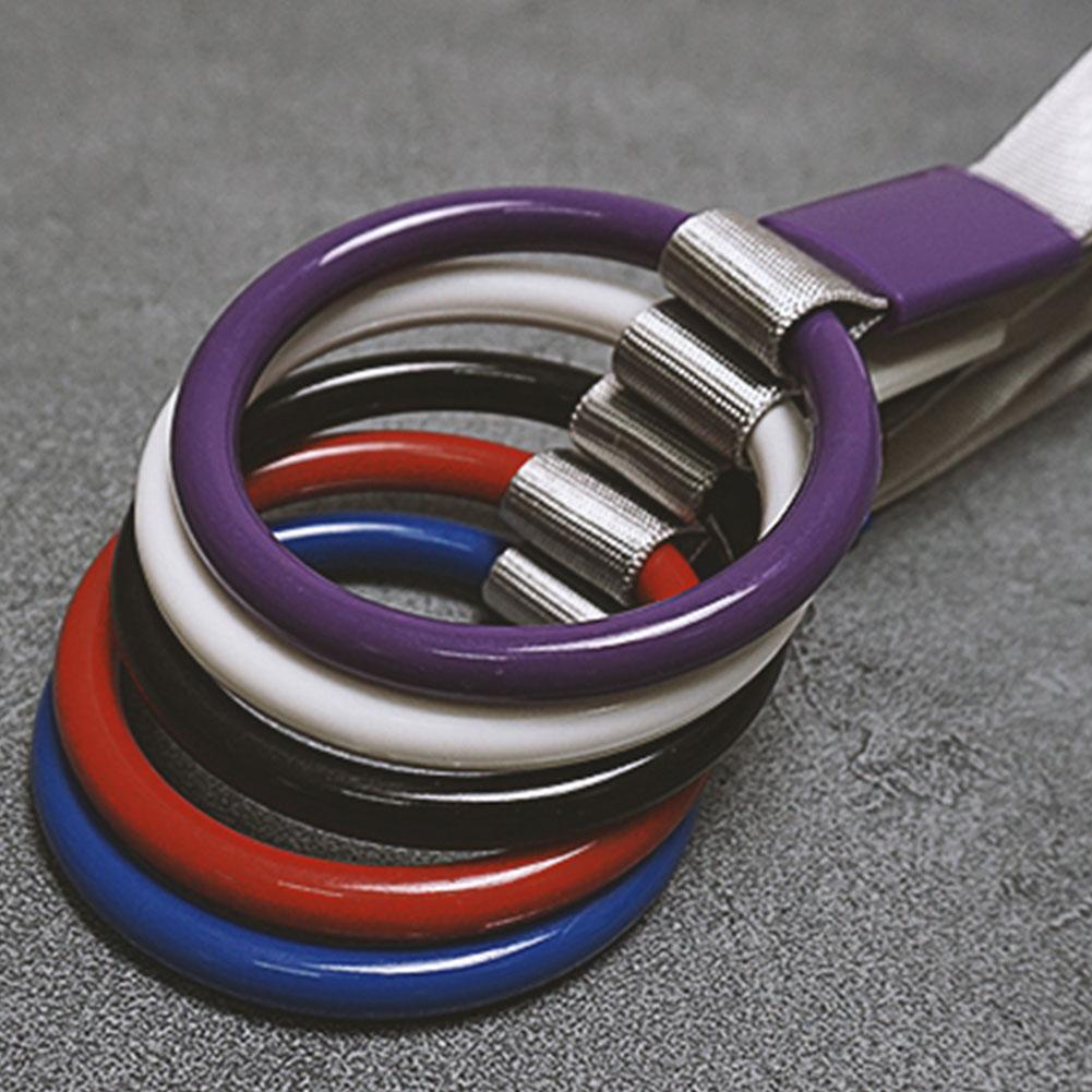 Round Car Interior Pull Ring Car Rear Bumper Warning Loop JDM TSURIKAWA RING Subway Train Bus Handle Strap Charm Drift