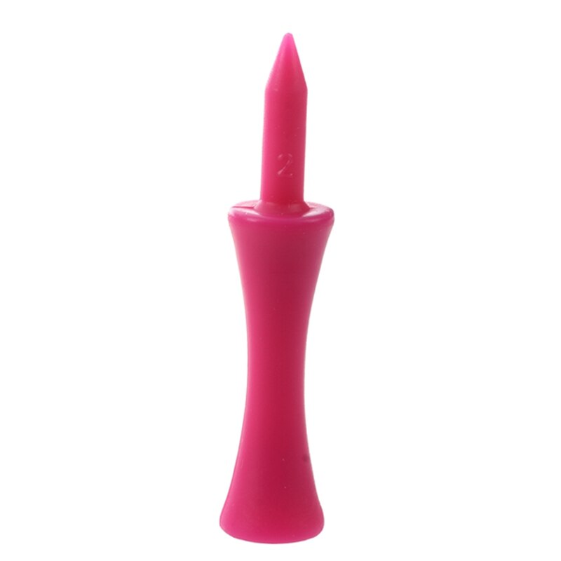 100 stykker golf tee overlays pink t  sn006 60mm lavet af slidstærkt plastik, holdbar og vaskbar lys farve, er meget nemme at: Default Title