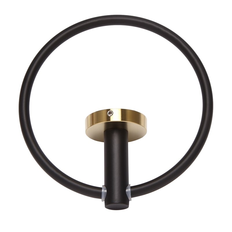 Porte-serviettes mural rond et Simple, anneau pour la salle de bain