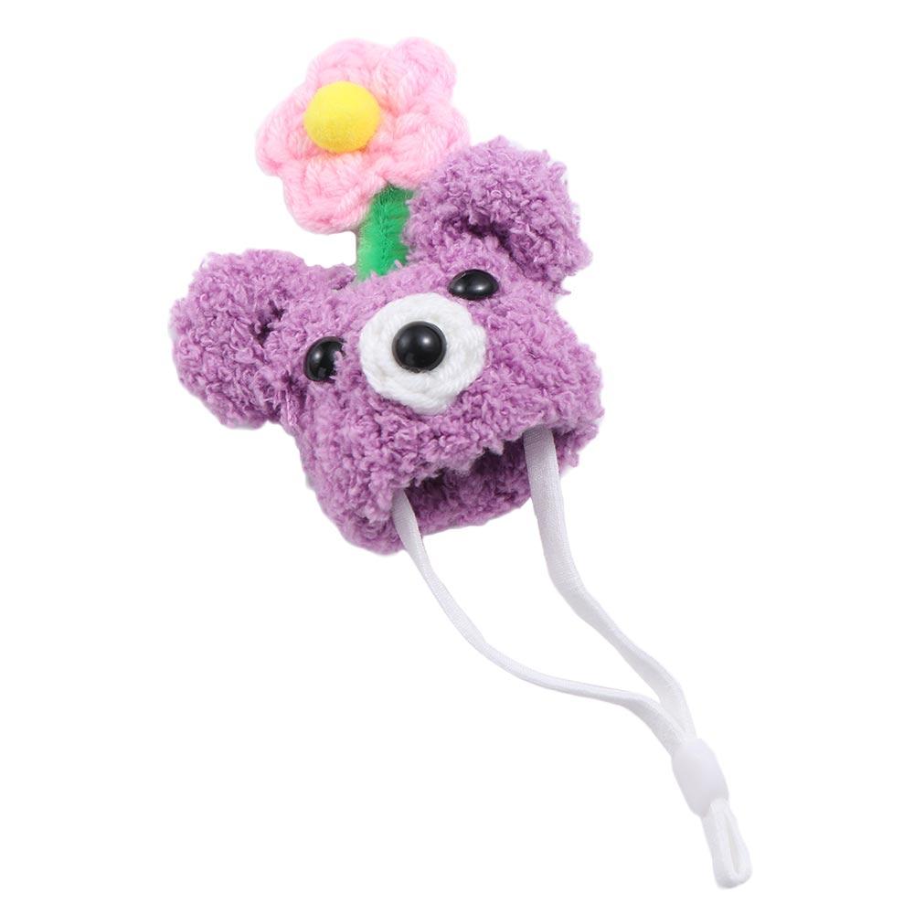 Akcesoria dla lalek Pluszowa czapka dla chomika Ręcznie szydełkowana mini bawełniana czapka dla lalek DIY Urocza czapka dla lalek Zabawka dla dziewczynki