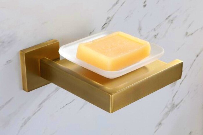 304 Stainless Steel brushed gold Coat Racks Towel Hook ,paper holder,towel holder, Round Base Robe Hook Wall Mounted BL476: soap holder