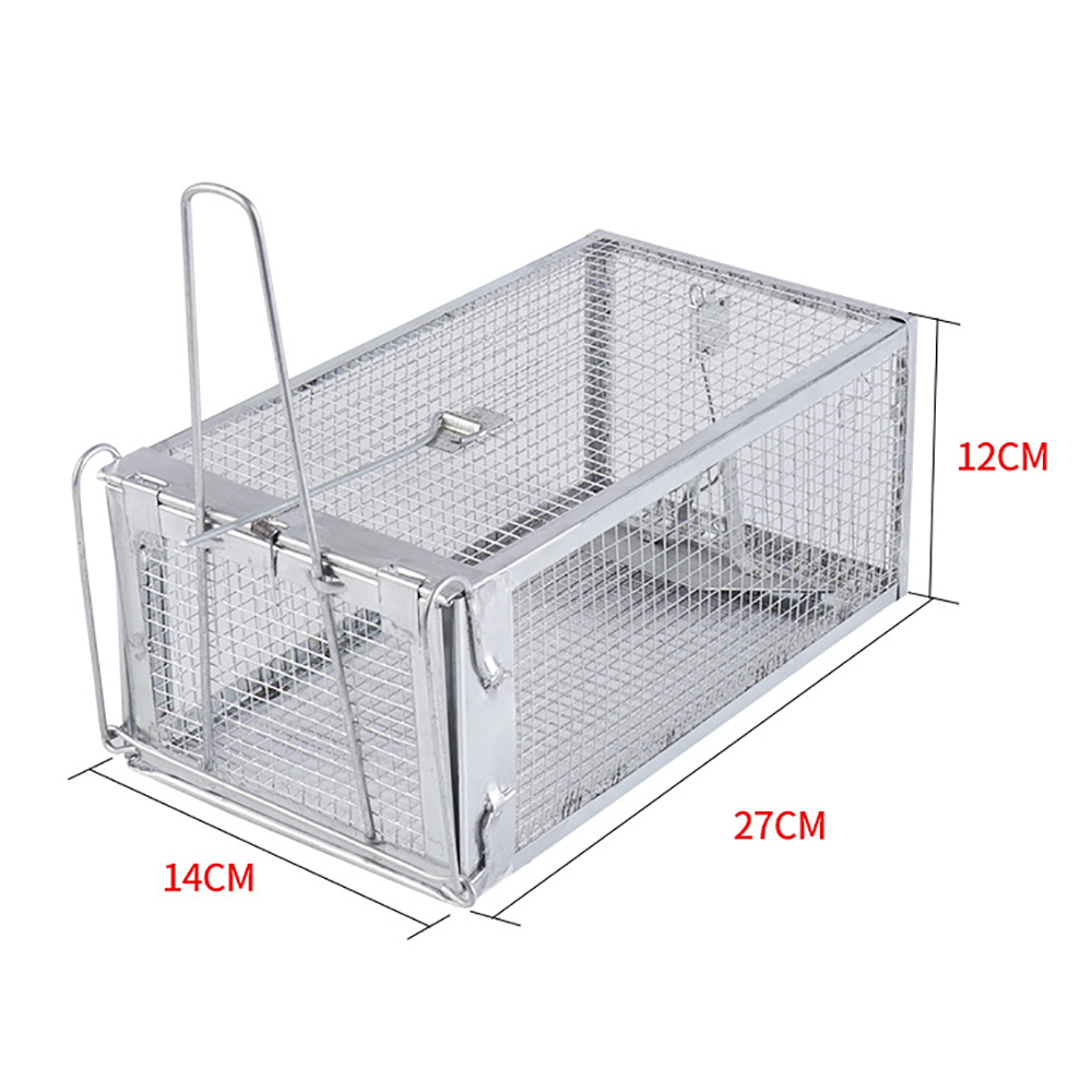 Live Humane Cage Trap for Squirrel Mouse Rat Mice Rodent Animal Catcher for Indoor and Outdoor Small Animal