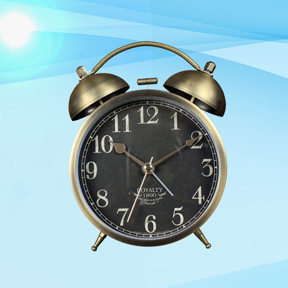 1pc Alarm Clock Practical Decorative Novel Retro Table Alarm for Co-worker Friends: Picture 1