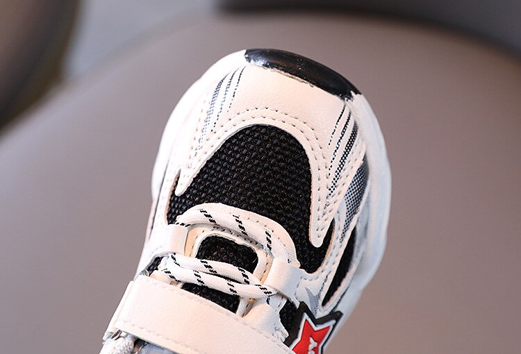 Children Sports Shoes Girls Autumn Style Breathable Air-mesh Shoes Boy Sneakers Baby Soft Soled Shoes Non-slip