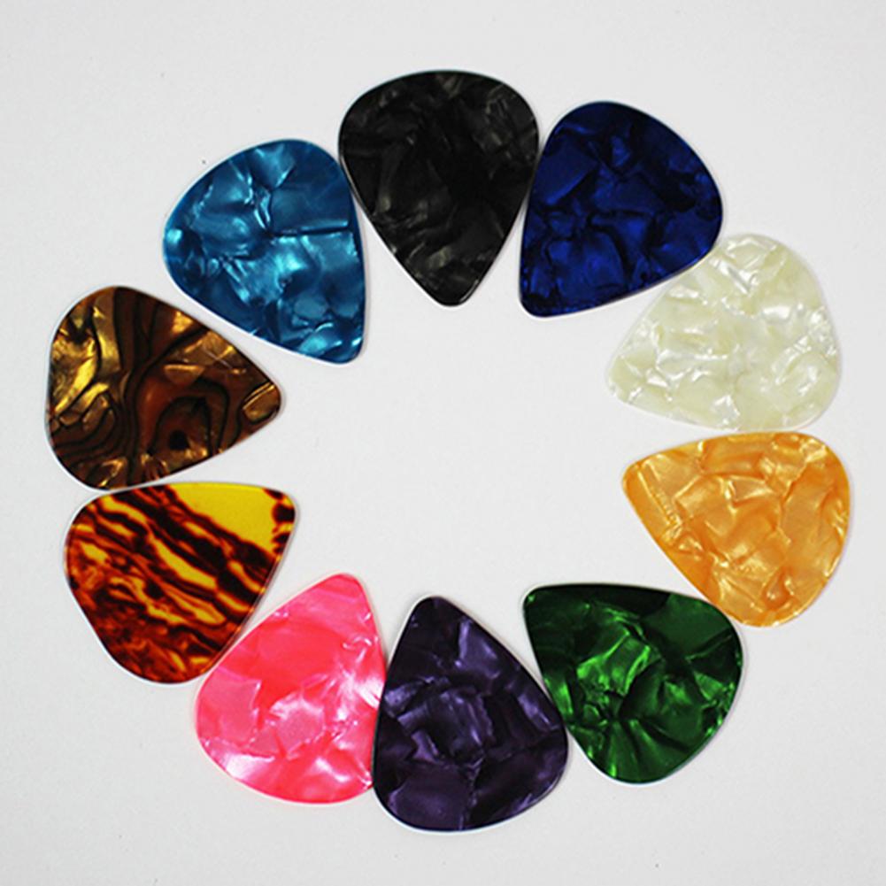 10 Pcs Acoustic Picks Guitar Plectrum Electric Guitar Pick Acoustic Music Picks Plectrum Thickness Guitar Accessories