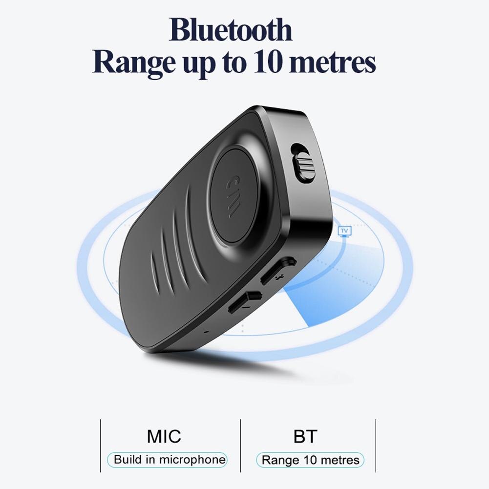 Universal Car Bluetooth 5.0 Audio Receiver AUX Converter Handsfree Adapter for Phone Car Accessories Interior