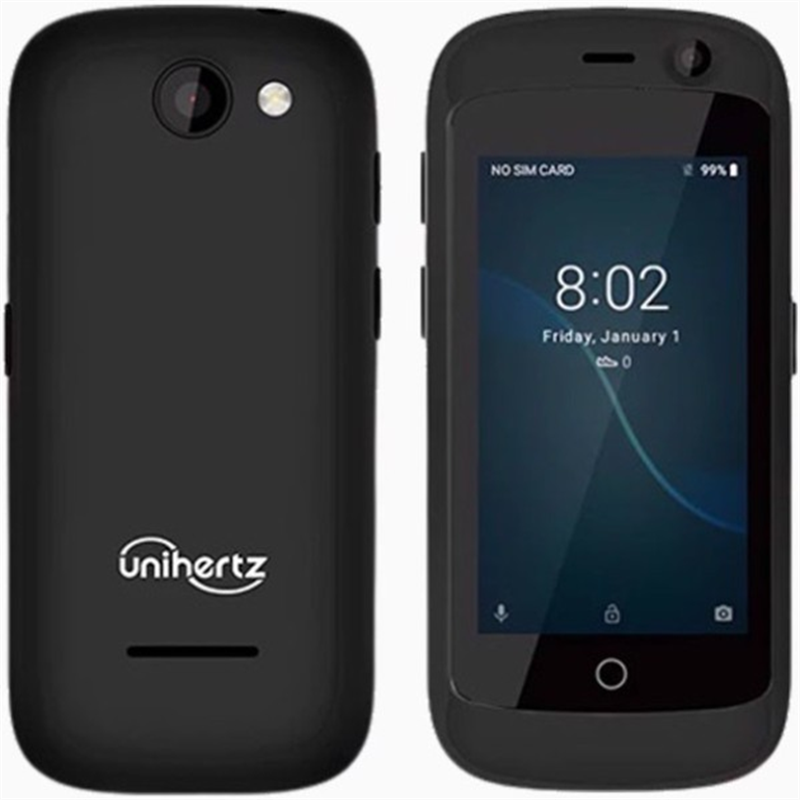 Unihertz Jelly pro Super Mini Smartphone 2GB RAM 16GB ROM 2.45'Android 7.0 8.0MP Quad Core Tasca per carte piccole Telefono cellulare