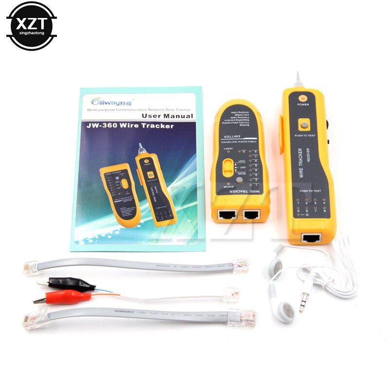 RJ11 RJ45 Cat5 Cat6 Telephone Wire Tracker Tracer Toner Ethernet LAN Network Cable Tester Detector Line Finder