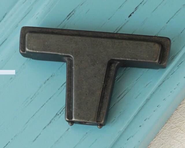 5 "Oude Ijzer Black Metal Schuifladegrepen Knoppen Deur Pull Handle Kast Kledingkast Handvat Furnitur Hardware Decoratie: knob