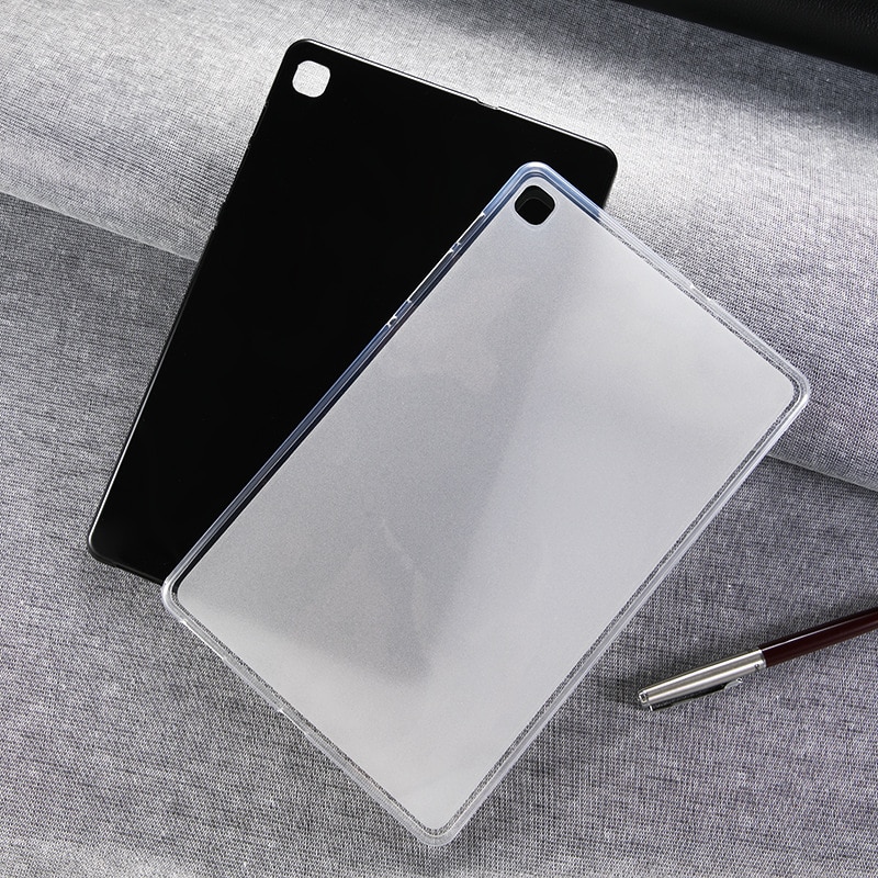 Zachte Siliconen Zwart Wit Shell Voor Samsung Galaxy 10.4 S6 Lite P610 P615 Tablet Anti-Slip Valbestendigheid tpu Case