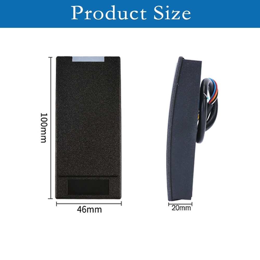 Pumelo security pt -r117 toegangscontrole proximity em-kaartlezer id-kaartlezer voor toegangscontrole aan deuren