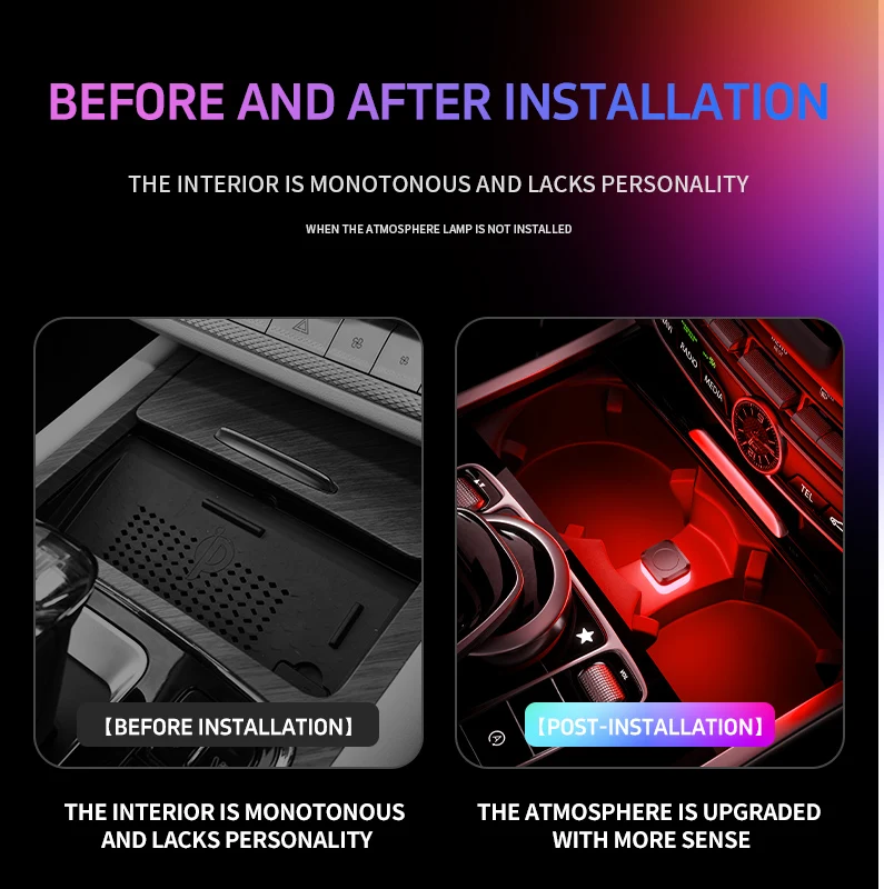 1x Samochodowa lampka doprowadziło USB, lampka nastrojowa, wtyczka & bawić się, uniwersalna doprowadziło-owa lampka robić wnętrza, lampka robić czytania, dekoracje, listwa dekoracyjna