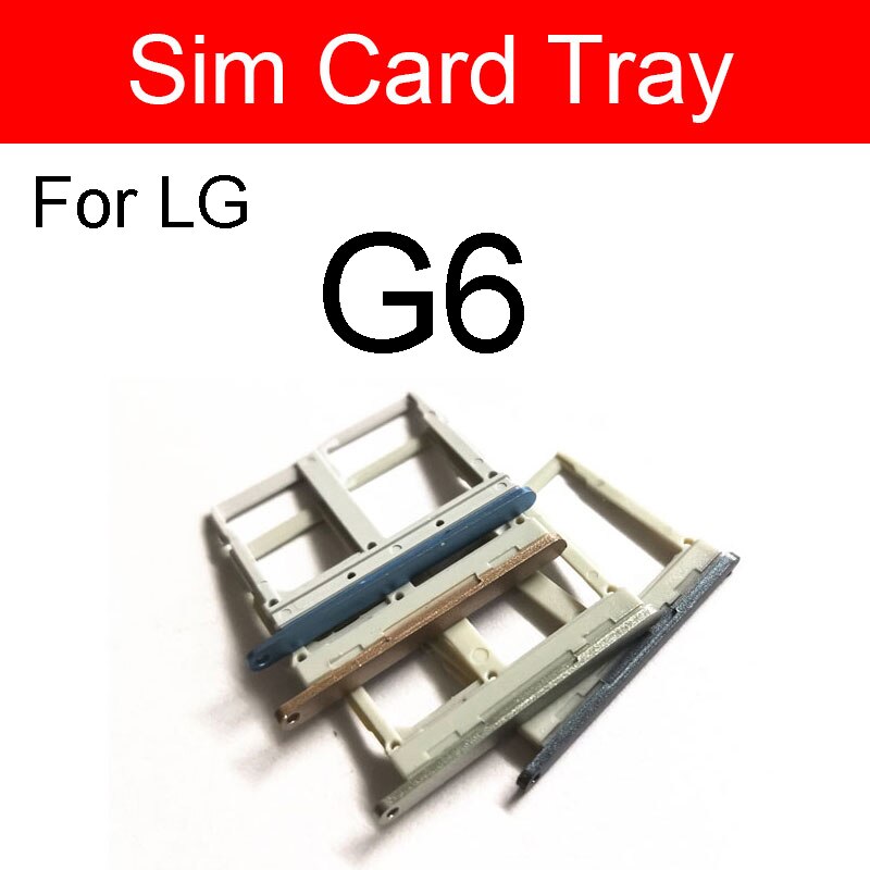Sd memory sim-kort bakkeholder til lg  g2 g5 g6 g7 g8 g8x sim-kortlæser slot socket adapter reservedele tilbehør