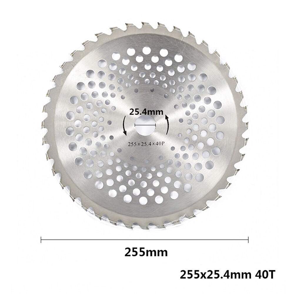 40/60/80/100 Teeth Alloy Saw Blade Part of Lawn Mower Blade Weeder Brush Cutter Suitable for Cutting Wood Weeds Shrubs: Specification 1