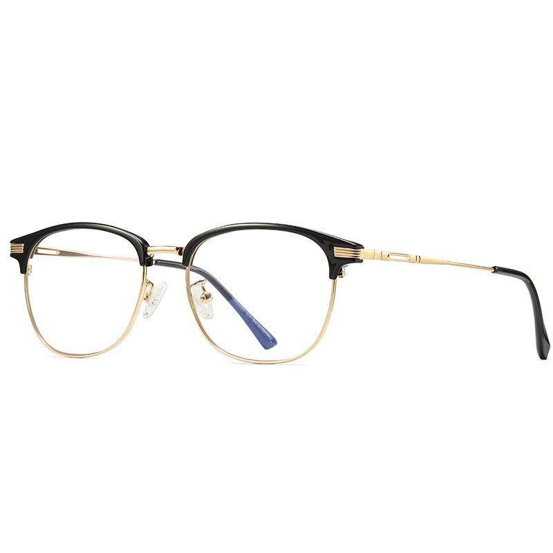 Anti Blauw Licht Bril Computer Bril Anti Blauw Licht Blokkeren Vrouwen Mannen Gaming Bril Vrouwelijke: Black-Gold