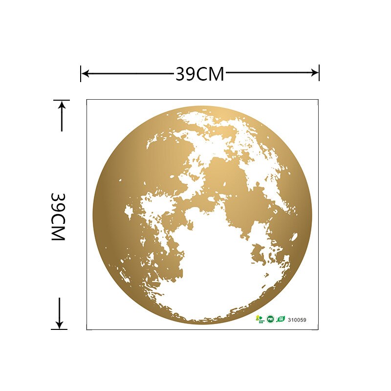 Earth Moon Wall Sticker Home Decoration Living Roo... – Vicedeal