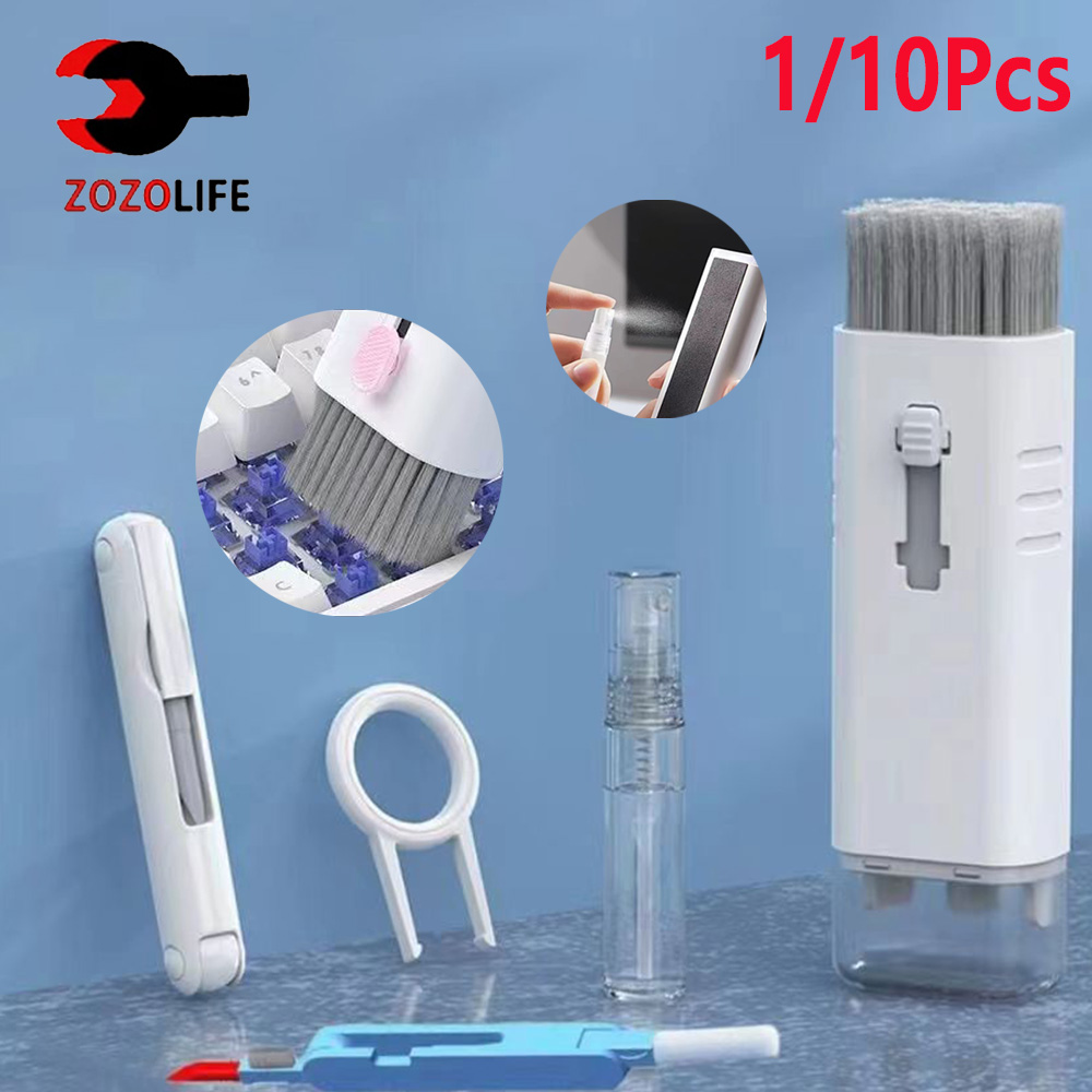 7-in-1 Keyboard Cleaning Kits Airpods Cleaner Headset Cleaner Pen Laptop Screen Cleaning Bluetooth Earphones Cleaning Kit