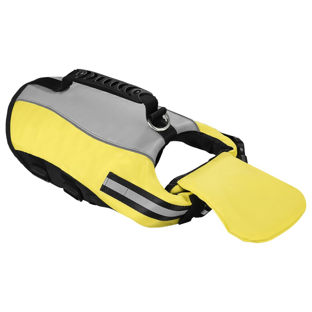 Popetpop reddingsvest voor huisdieren, waterdicht reddingsvest voor puppy's, maat s (geel): M