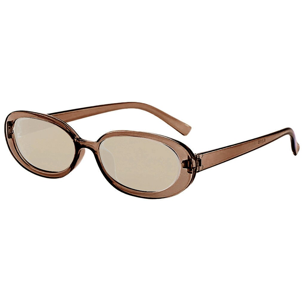 Unisex Kleine Frame Zonnebril Vintage Retro Onregelmatige Vorm Zonnebril Mannen Zonnebril Onregelmatige Spiegel Zonnebril #25: G