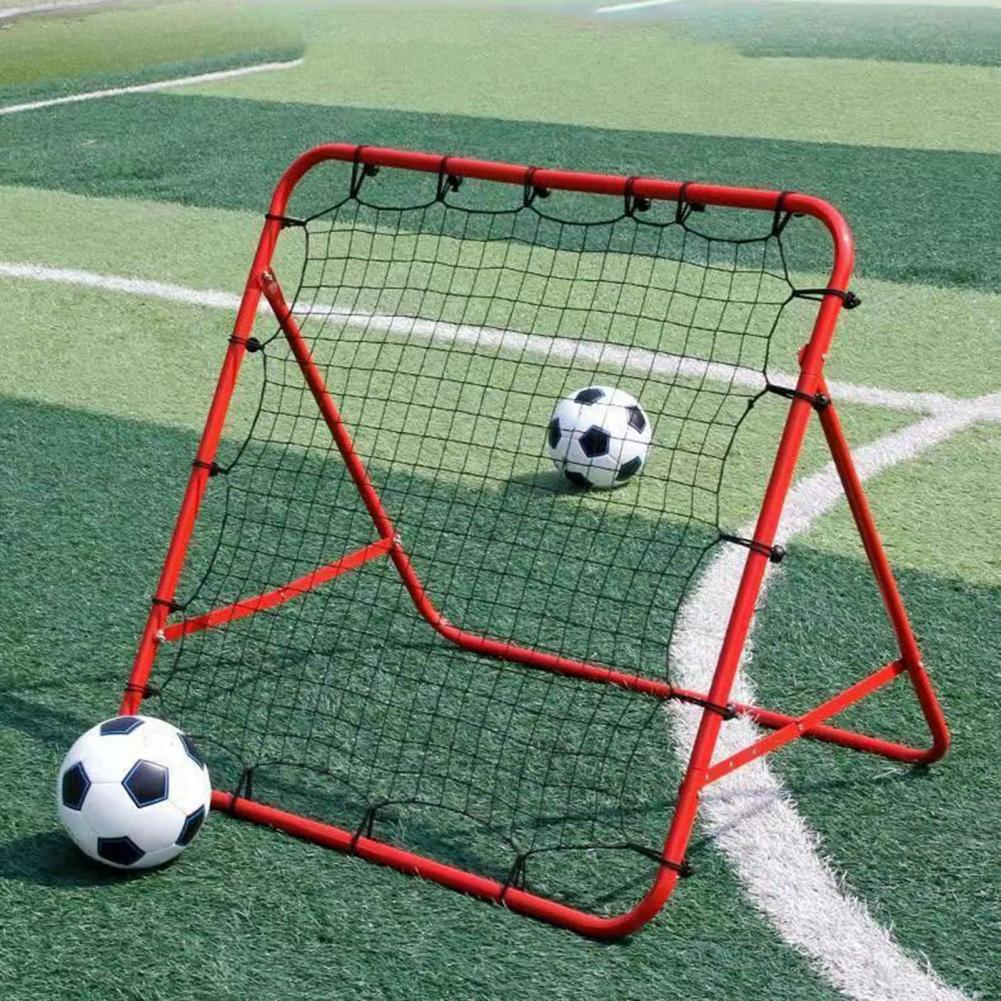 Red de rebote de fútbol con 20 cuerdas elásticas, red de práctica de fútbol, objetivo, red de rebote, ayuda de entrenamiento para principiantes