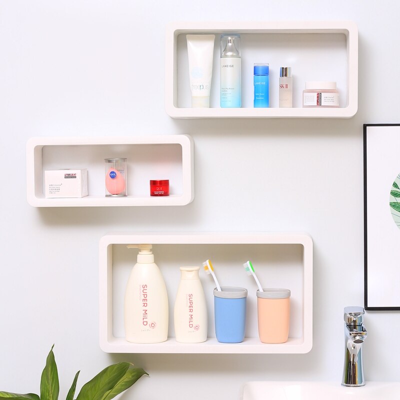 Bathroom Corner Shelf 2 Layer Wall Hanging Vanity Cosmetics Storage Racks Bathroom Organizer Shower Caddy Rack Shampoo Holder