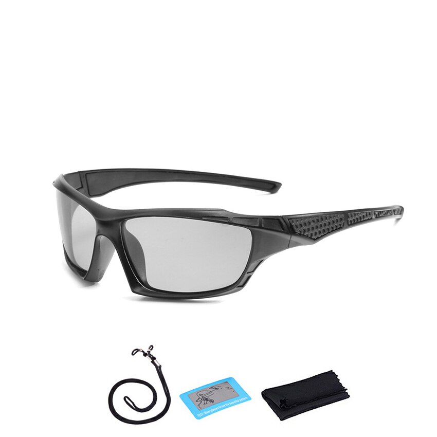 Gafas polarizadas y fotocromáticas para pescar, lentes deportivas polarizadas para hombre y mujer, gafas de sol con cuerda para conducir y pescar: F32