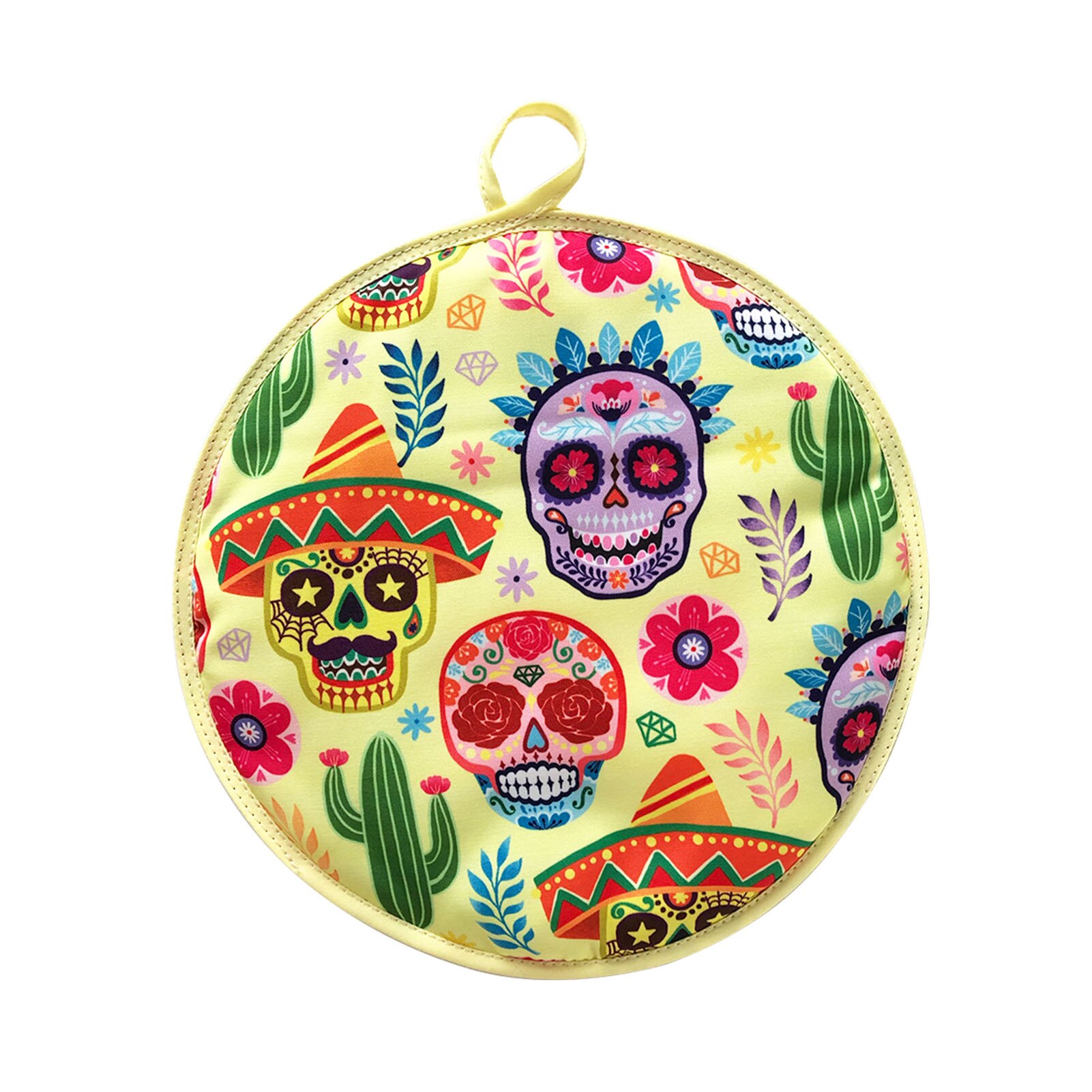 12 Inch Geïsoleerde Tas Hittebestendige Doek Picknick Restaurant Warm Houden Tortilla Warmer Pouch Meel Keuken Gedrukt Voor Magnetron: 1