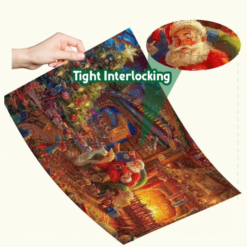 Advent calendar 1008 christmas puzzle pieces 24 -day christmas countdown calendar thanksgiving family game puzzle