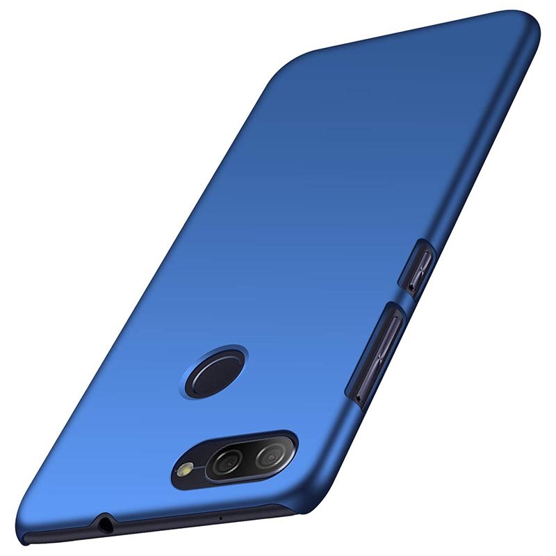 Hard PC Case Cover Voor Asus Zenfone Max Plus (M1) ZB570TL Luxe Plastic Matte Telefoon Geval Voor Asus Zenfone Max Plus (M1) ZB570TL: Blauw