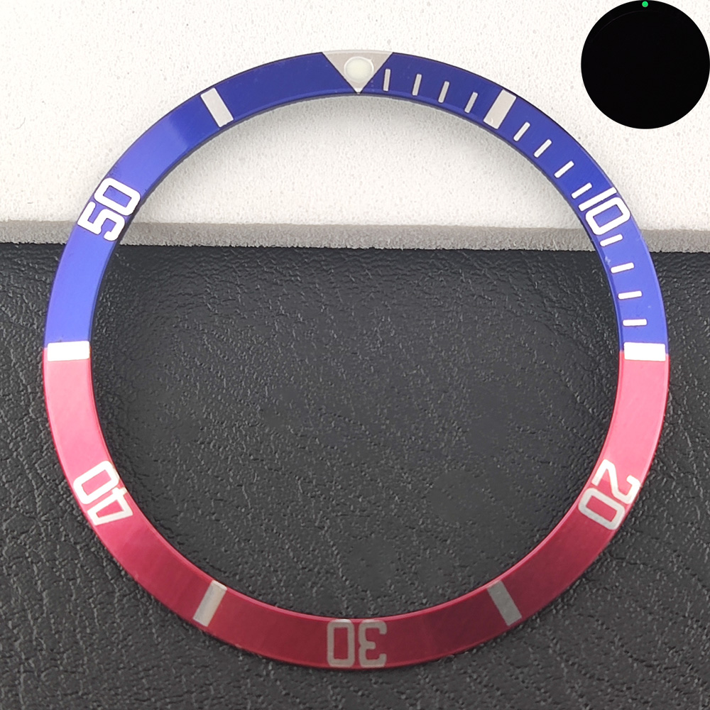 36.5Mm Vintage Horloge Bezel Aluminium Bezel Herenhorloge Accessoires Horloge Reparatie Accessoires 36.5*30.75Mm: Roze