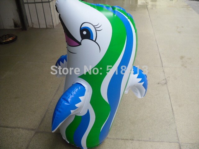 inflatable animal Inflatables Children Inflatable Toy Dolphins Penguin Tumbler Pull Carts Stall Selling Animals Standing Funny