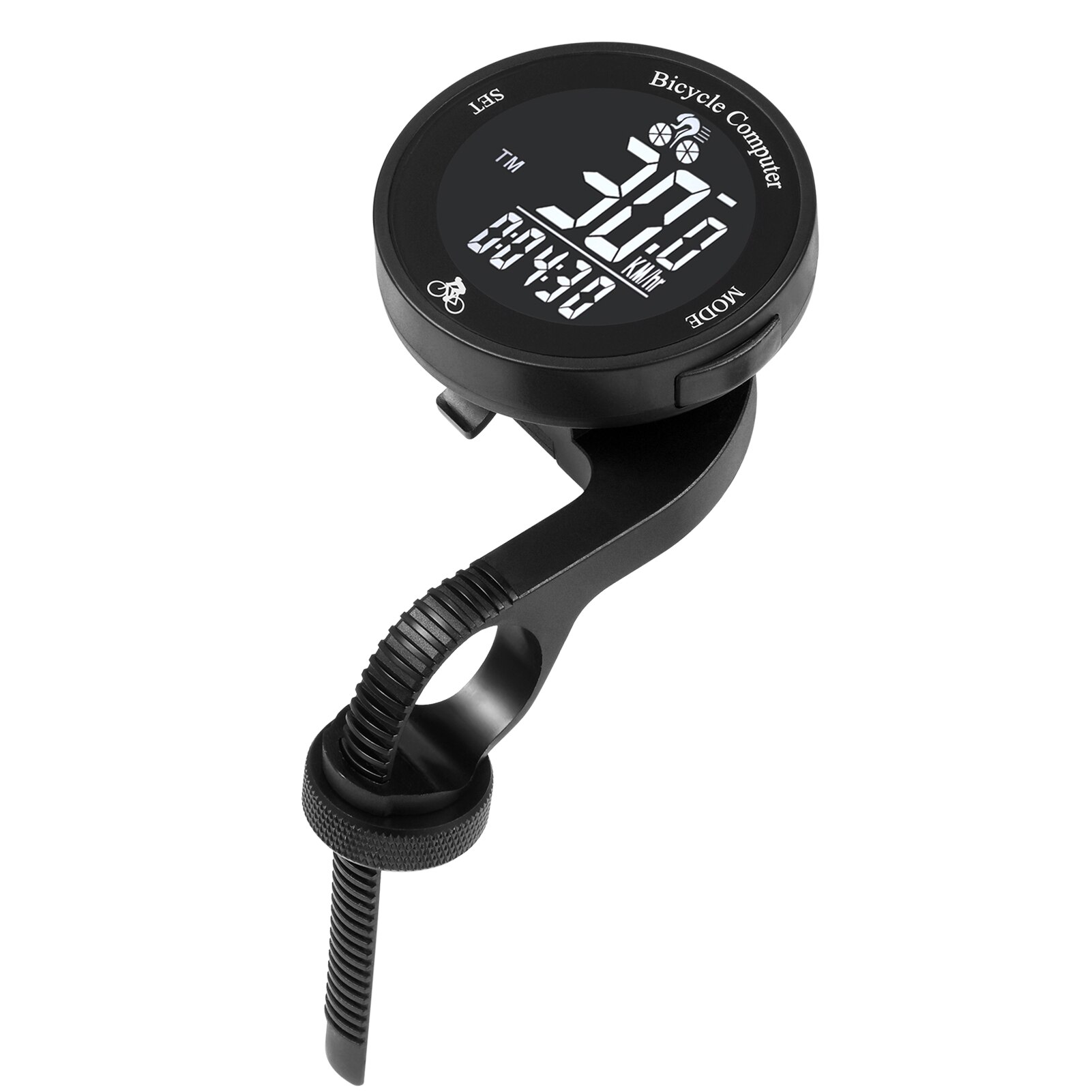 Bezprzewodowy komputer rowerowy wodoodporny wioślarz przebieg wielofunkcyjna ekran LCD prędkościomierz jazdy na rowerze rowery górskie kompas: B