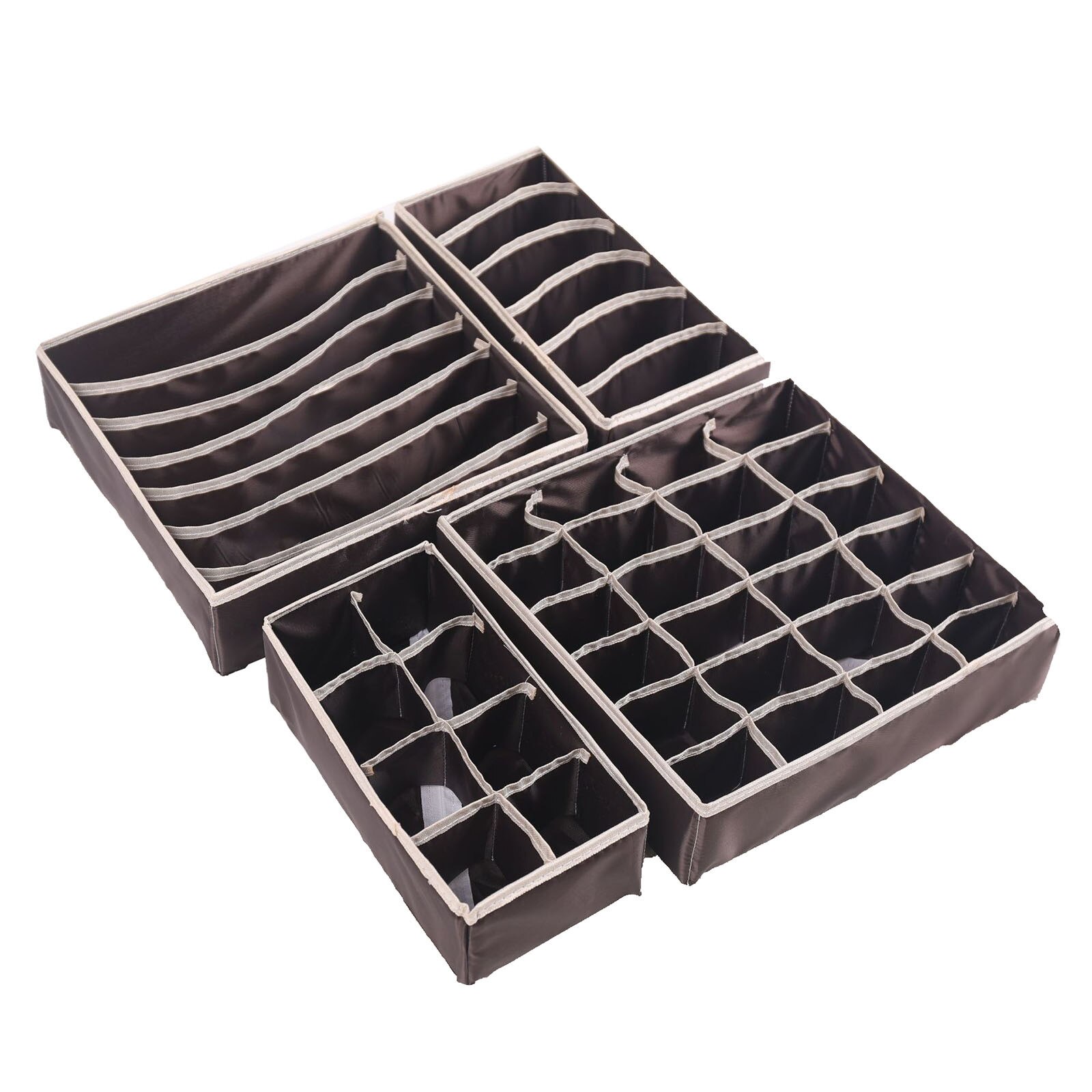40# Dividers Drawer Organizers Closet Clothes Foldable Dresser Underwear Storage Box Bras Socks Multi-compartment Organizador
