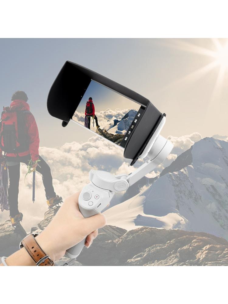 per djiOsmo mobile 3 Handheld Gimbal Accessori Del Telefono mobile cappuccio Parasole