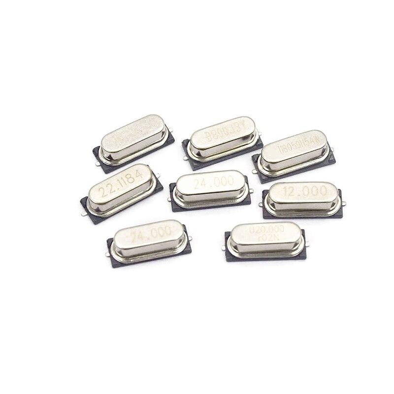 10 TEILE/LOS SMD Quarz Kristall Resonator passiv Oszillator HC49S 3,579545 Mhz 4Mhz 6Mhz 8Mhz 12Mhz 16mhz 20Mhz 24Mhz 27,120 Mhz