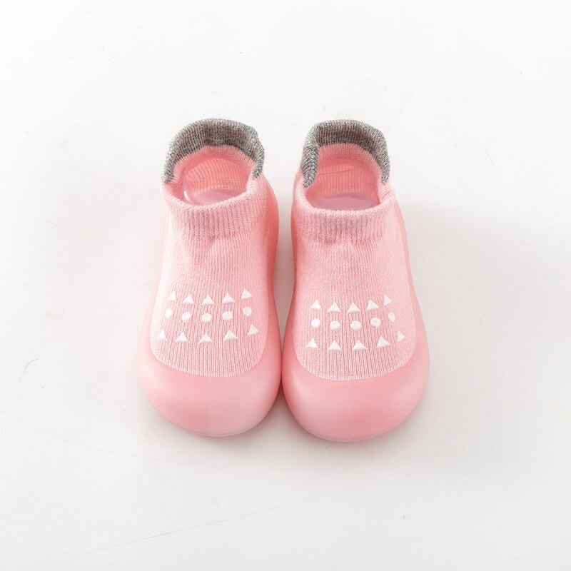 Baby Schoenen Unisex Anti-Slip Cartoon Dier Vos Schoenen Baby Meisjes Babyschoenen Jongen Zachte Zool Rubber Outdoor Peuter roze Schoenen