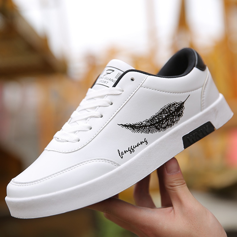 Baskets étanches pour homme, chaussures de sport blanches, printemps-été, chaussures décontractées: WHITE / 41