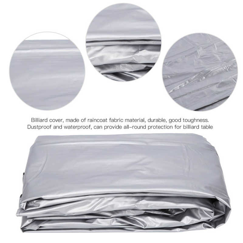 Table Cover Long Service Life Billiard Cover for Billiard Tables Outdoor Tables Table Tennis Garden Furniture