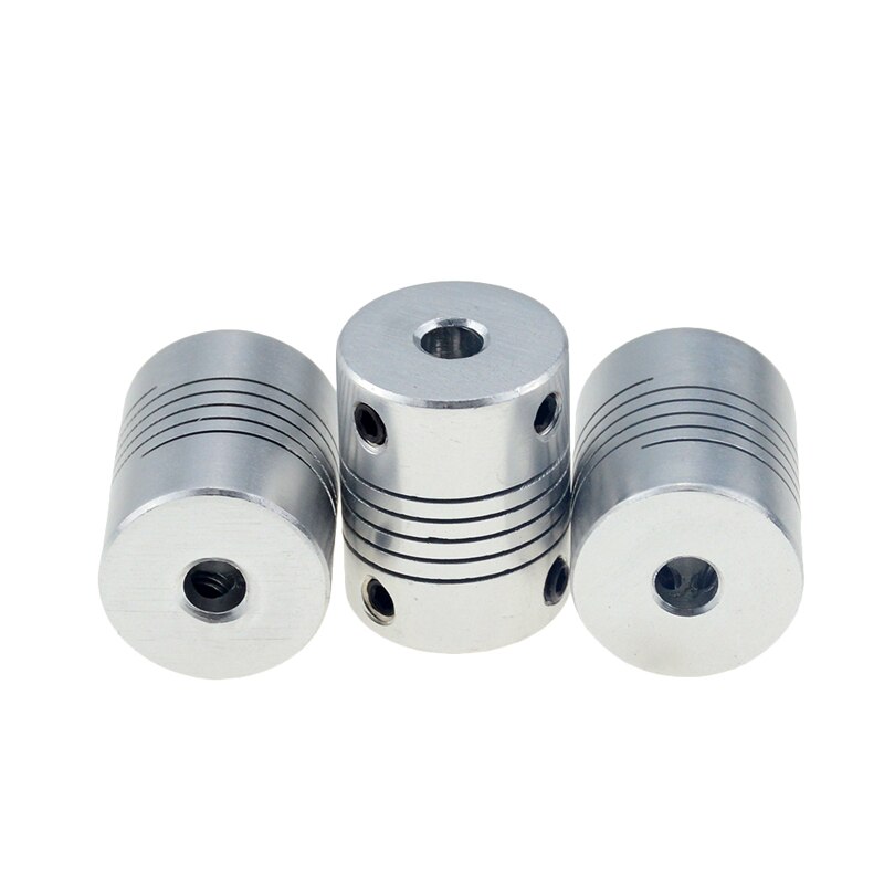 D19L25 Aluminum Alloy Flexible Coupling For 3D Printer Motor Encoder Winding Coupling 3/4/5/6/6.35/8/10mm