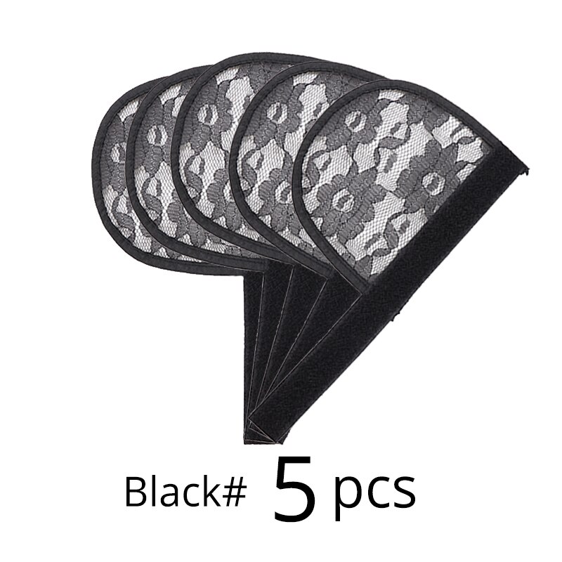 Base elástica para hacer coletas, 5 unidades: Black-5pcs