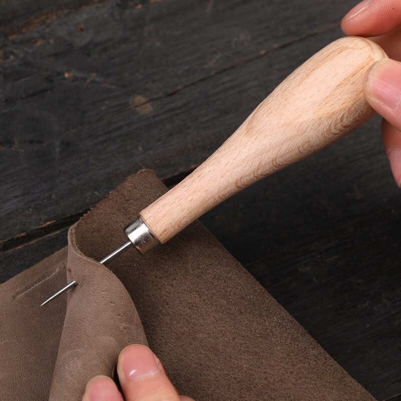 LMDZ-Kit de costura de cuero, punzón de costura de hilo encerado para cuero dedal, herramientas de trabajo Para Zapatero, reparación de lona