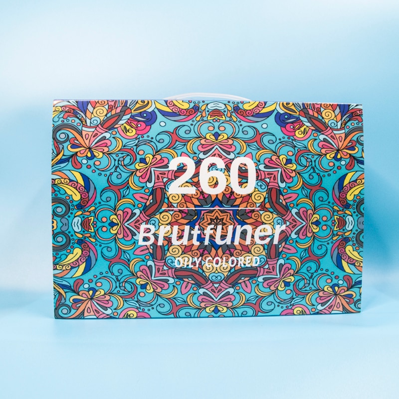 Brutfuner 12/48/72/120/160/180/260 Colors Oil Colored Pencils Set Drawing Sketch Colour Pencil For School Student Art Supplies