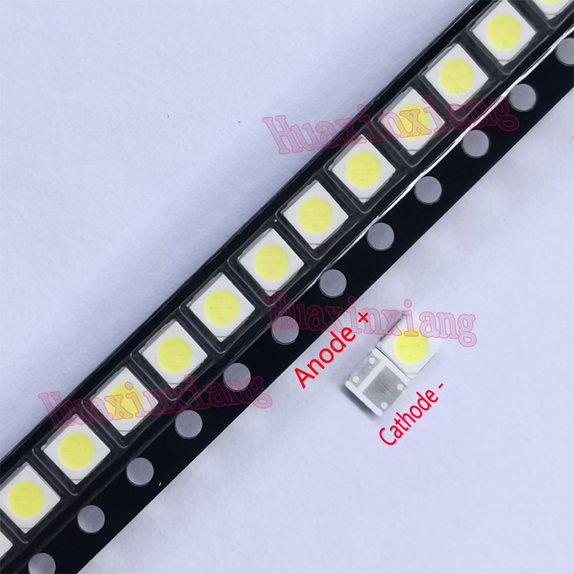 100PCS/Lot Lextar High Power SMD LED 3030 6V 1.8W Cool White 150-187LM For TV Backlight Application